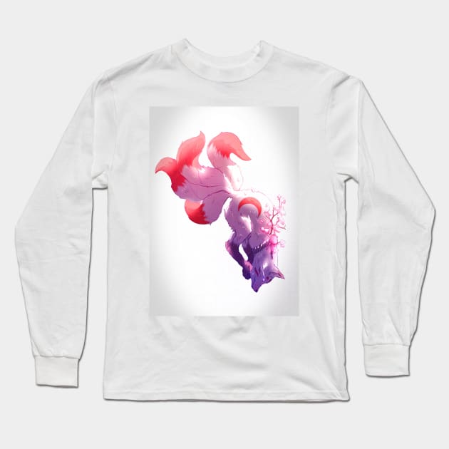 Hunting Kitsune Long Sleeve T-Shirt by Artype